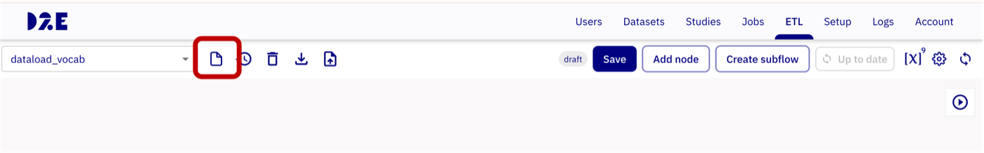 Create new dataflow
