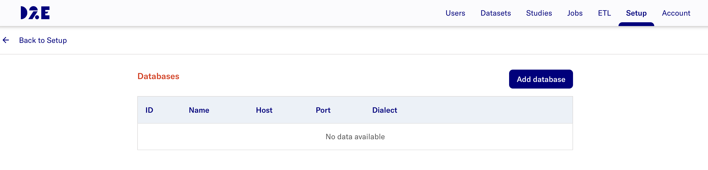DatabaseListEmpty