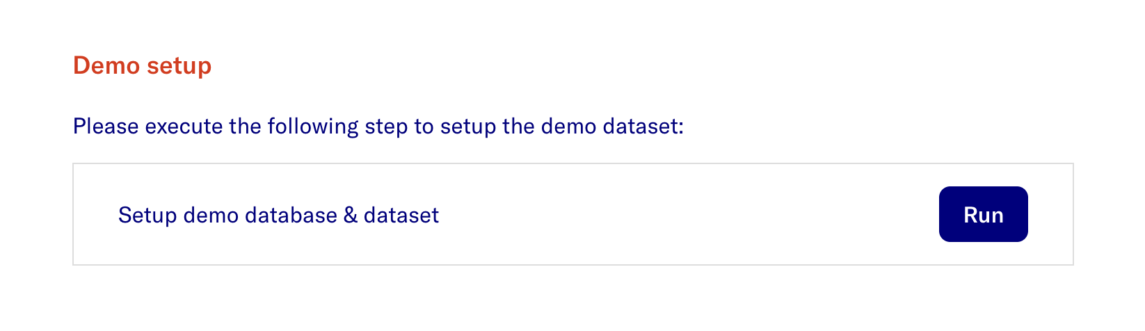 DemoSetup