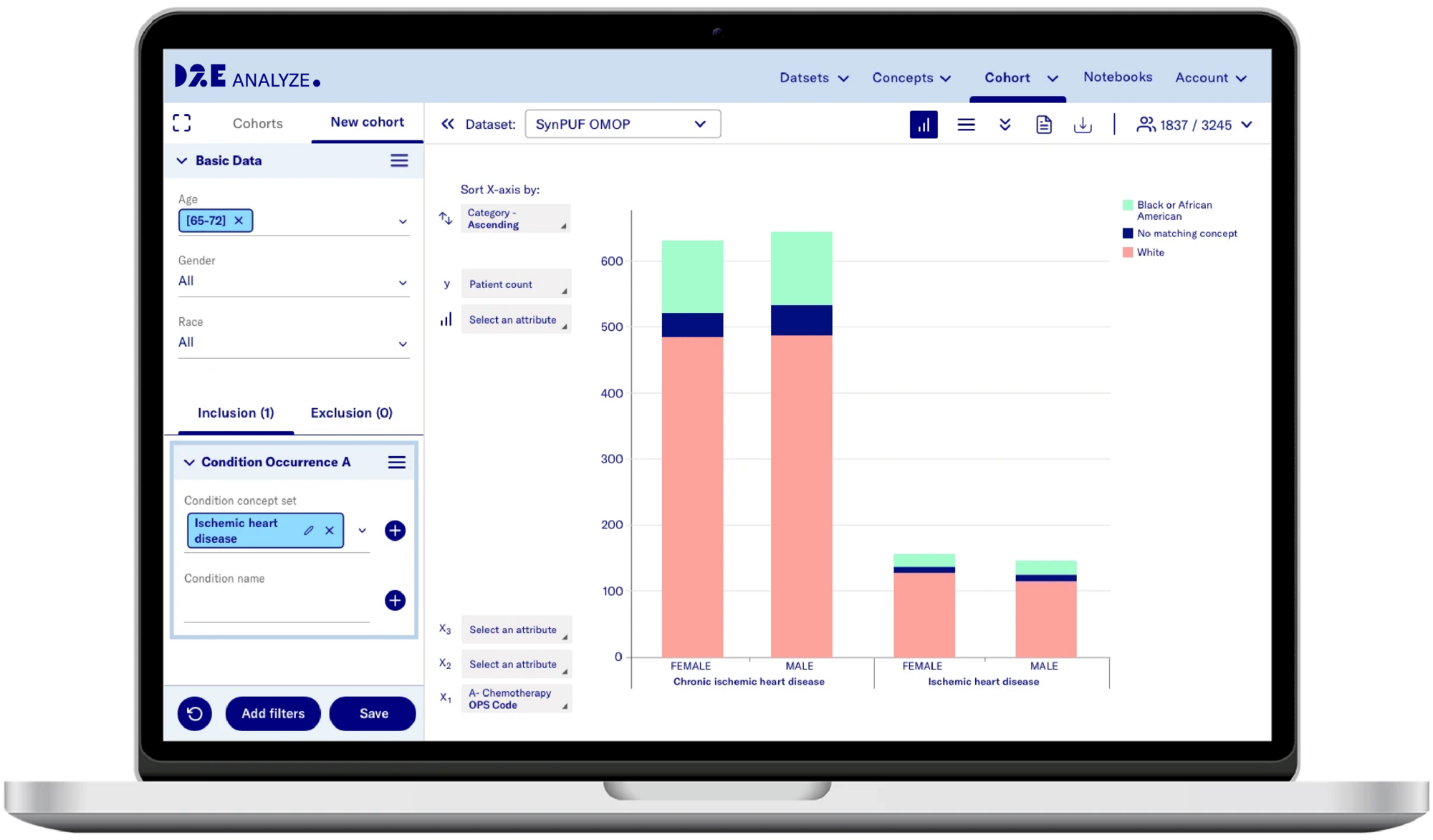 Data2Evidence Platform Interface